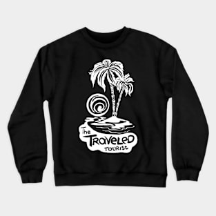 Traveling Tourist island with palm Trees Crewneck Sweatshirt